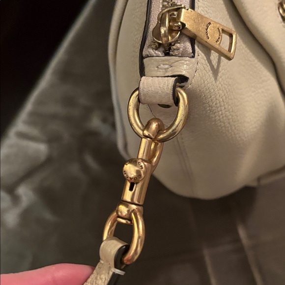 Coach Cream Elise Satchel in polished pebbled Leather E222-79316 - Picture 11 of 16